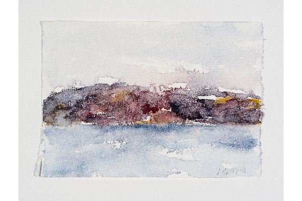 Making Space XVI, watercolour on Saint Armand, 7x5 in.